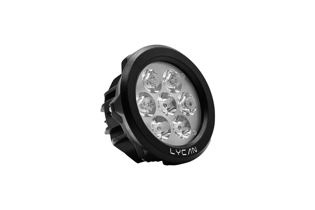 Maddog Lycan 80W dual-beam auxiliary LED lights – 10,800 lumens, 60% spot/40% flood, IP67, 18-month warranty