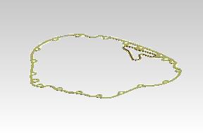 Royal Enfield 1570109/E Clutch Cover RH Gasket for Reborn, Meteor, Hunter 350