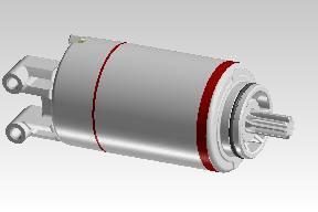 Royal Enfield 570766/F Starter Motor with mounting ends