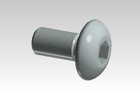 Royal Enfield 148448 – Button Head Bolt M8 x 1.25 x 16 Locking – Continental GT 650 & Interceptor 650 BS4 Frame / Rear Suspension Genuine OEM