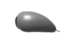 Royal Enfield 879023 - FUEL TANK W/STICKER-FLICKER -TB BVI BS4 (Painted Petrol Tank Assembly)