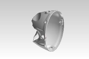 Headlamp Bowl Assembly (LED Headlamp Variant Only) for Royal Enfield Hunter 350 BS6 – RAN01204/C