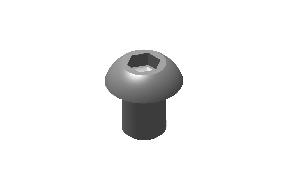 Royal Enfield Mushroom Head Screw M6x8x1 OEM Hardware – 581122/A