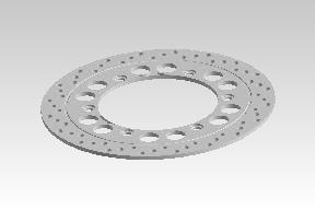 Royal Enfield 147652/B – Genuine Front Brake Disc Plate for Classic, Electra, Standard UCE Models