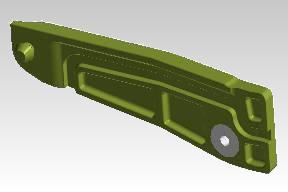 586151/C Chain Pad for Royal Enfield Classic 350 & Bullet 350 (Rear Drum)