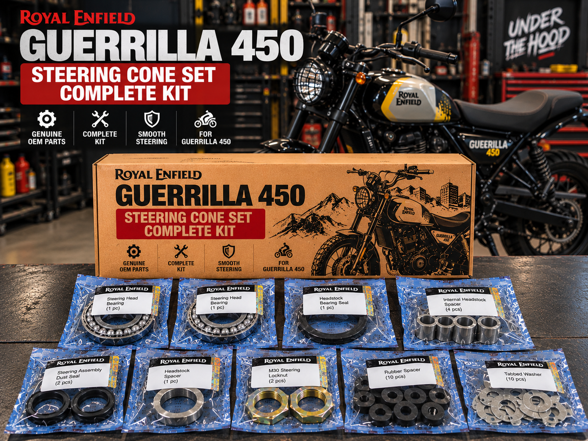 Royal Enfield Guerrilla 450 Steering Head Bearing & Cone Set Complete Kit