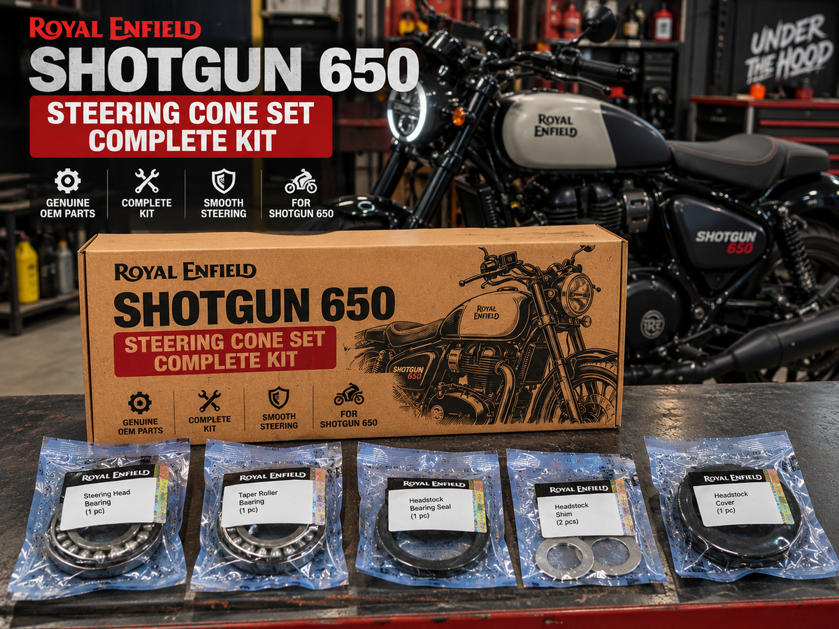 Royal Enfield Shotgun 650 Steering Head Bearing & Cone Set Replacement Kit