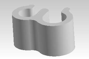 1010133/B brake hose & ABS cable clip – Classic 350 / Bullet 350 / Meteor 350