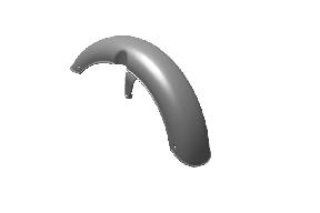 Royal Enfield Front Mudguard Assembly Brown & Gold Pinstripe RAG01134/A for Classic 350 Medallion Bronze