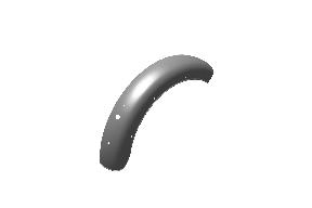 Royal Enfield Front Mudguard Stealth Black for Classic 350 BS6 UCE – RAH00325/A