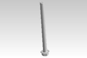 Royal Enfield HHF Bolt M8 x 105 10.9 White H6901046/D OEM Hardware