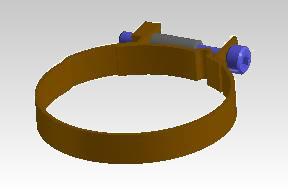 Royal Enfield Hose Clip – Part 592656/A – Genuine OEM fuel hose clip