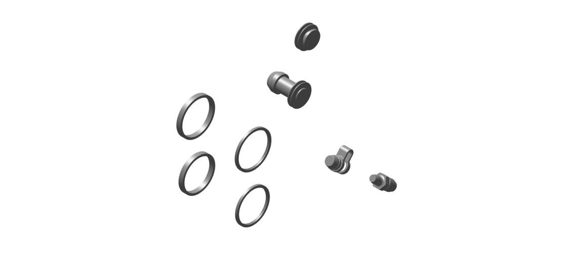 Royal Enfield KAB00262/A Front Caliper Minor Kit – Interceptor 650 & Continental GT 650