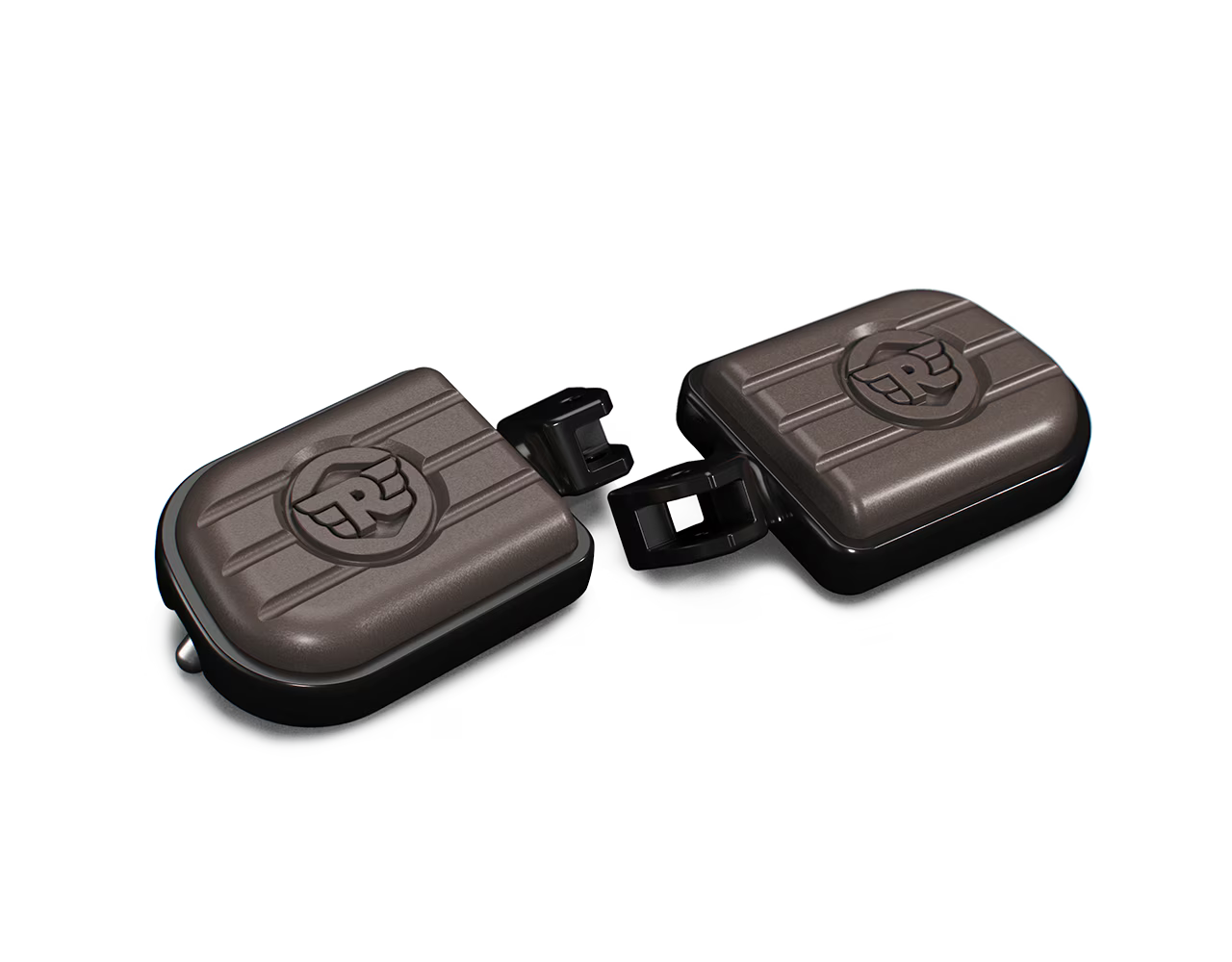 Royal Enfield KXA00182 Brown & Black Deluxe Footpegs