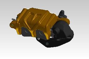 Royal Enfield RAB00723/A front brake caliper assembly for gt 650