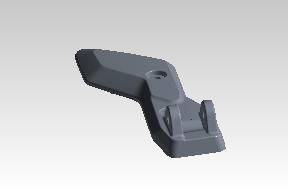 Royal Enfield Rider Control Plate RH for Hunter 350 – Genuine OEM RAE00096/A