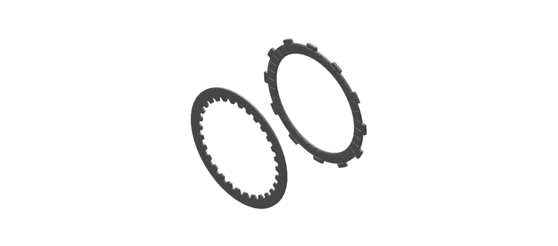 Royal Enfield UCE 500 & Continental GT 535 Clutch Friction and Plain Plate Kit – 888102