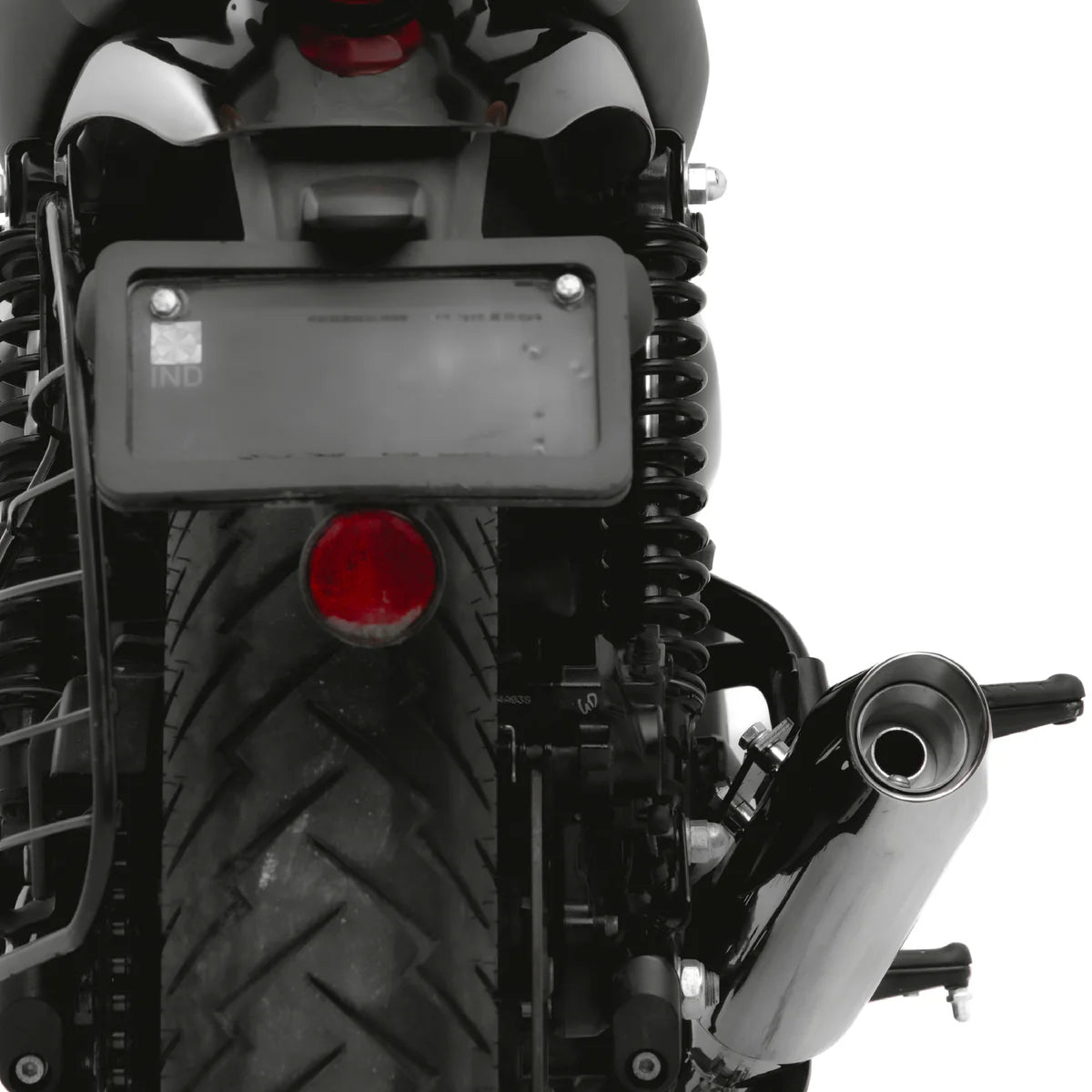 Red Rooster Rumbler Max Polish Exhaust for Royal Enfield Hunter / Meteor / Classic 350 Reborn