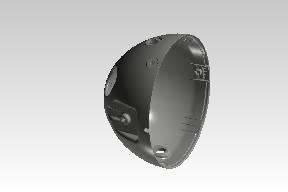 Royal Enfield RAN00954/A headlamp housing chrome for Interceptor 650 & Continental GT 650 BS6 OEM