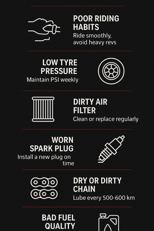 ⛽ What’s Causing Your Royal Enfield Bike’s Low Mileage? Troubleshooting Guide