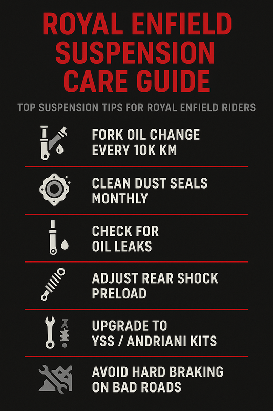 Expert Guide: Royal Enfield Suspension Maintenance and Upgrades
