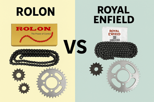 Rolon vs Royal Enfield Chain Kits – Which One Should You Buy?