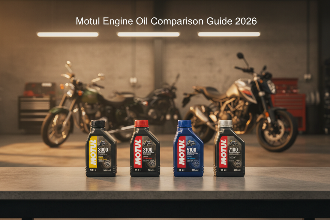 Motul 3000 vs 3100 vs 5100 vs 7100 Engine Oil – Best Choice for Royal Enfield, Yamaha, Bajaj, KTM & More (2026 Guide)