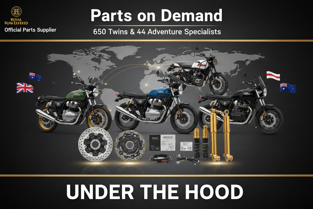 Royal Enfield Interceptor 650, Continental GT 650, Super Meteor 650, Himalayan 450, Guerrilla 450 Parts Supplier – Genuine OEM Parts | International Delivery Worldwide