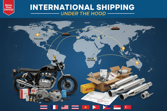 Royal Enfield Parts International Shipping to Thailand, Vietnam, Philippines – Genuine OEM Parts Export from India