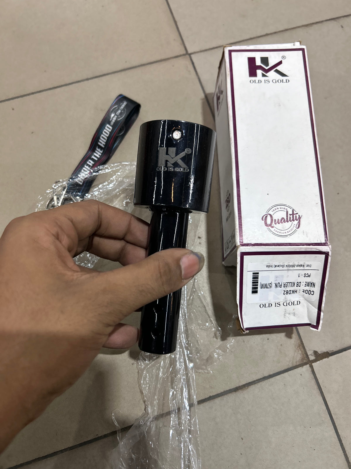 Royal Enfield Punjab Silencer DB Killer / Sound Reducer – HK Old Is Gold | 45mm, 57mm & 63mm