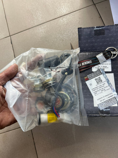 Royal Enfield 145375/A – Common Key Lock Set AC/DC (Ignition, Steering, Tank, Toolbox & Battery Locks) for Bullet 350/500 Old Model, Thunderbird & Standard 350 (2009–2013)