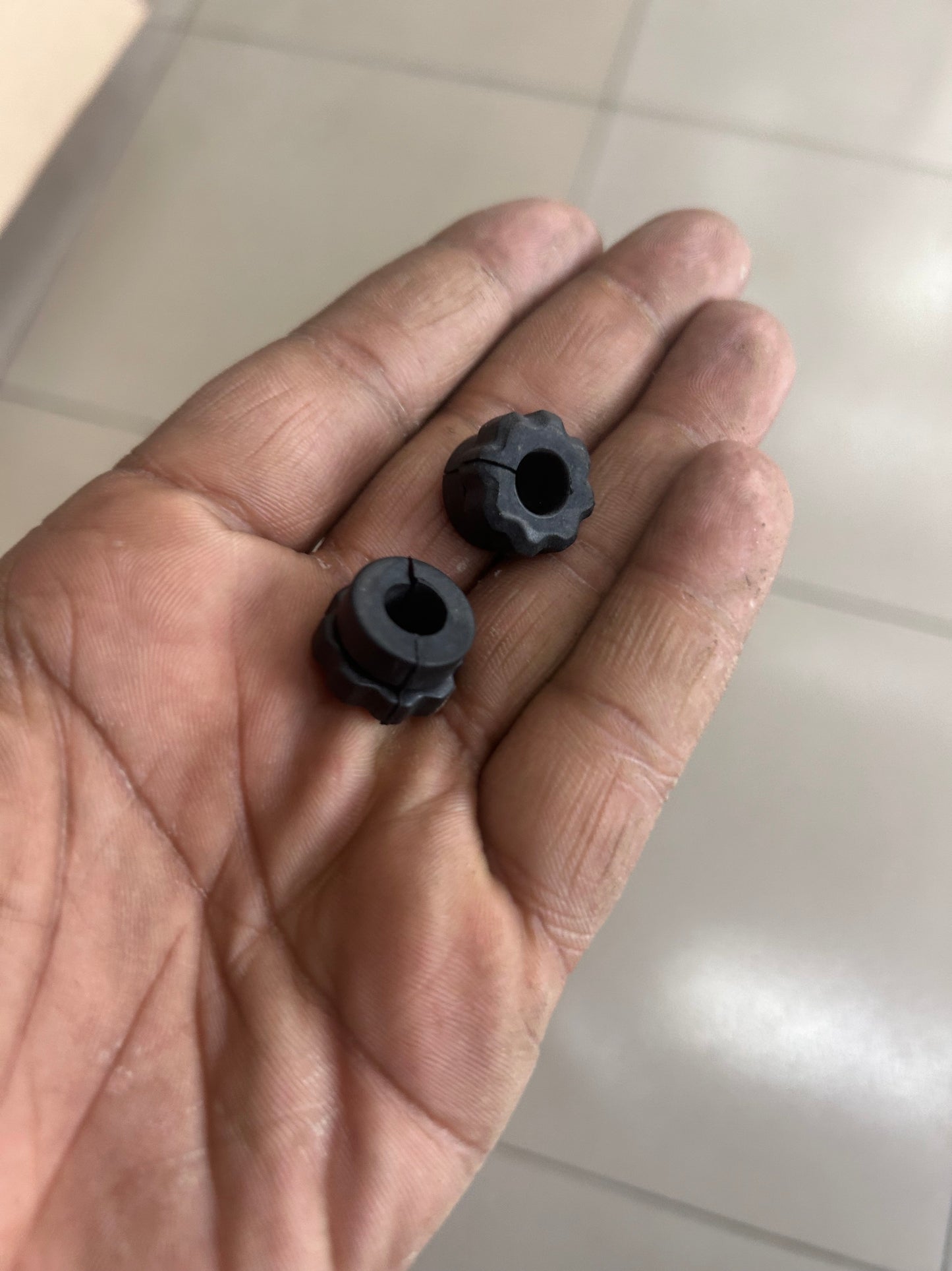 ROYAL ENFIELD 148382/B - RUBBER, HANDLE BAR END PACK OF 4 PCS