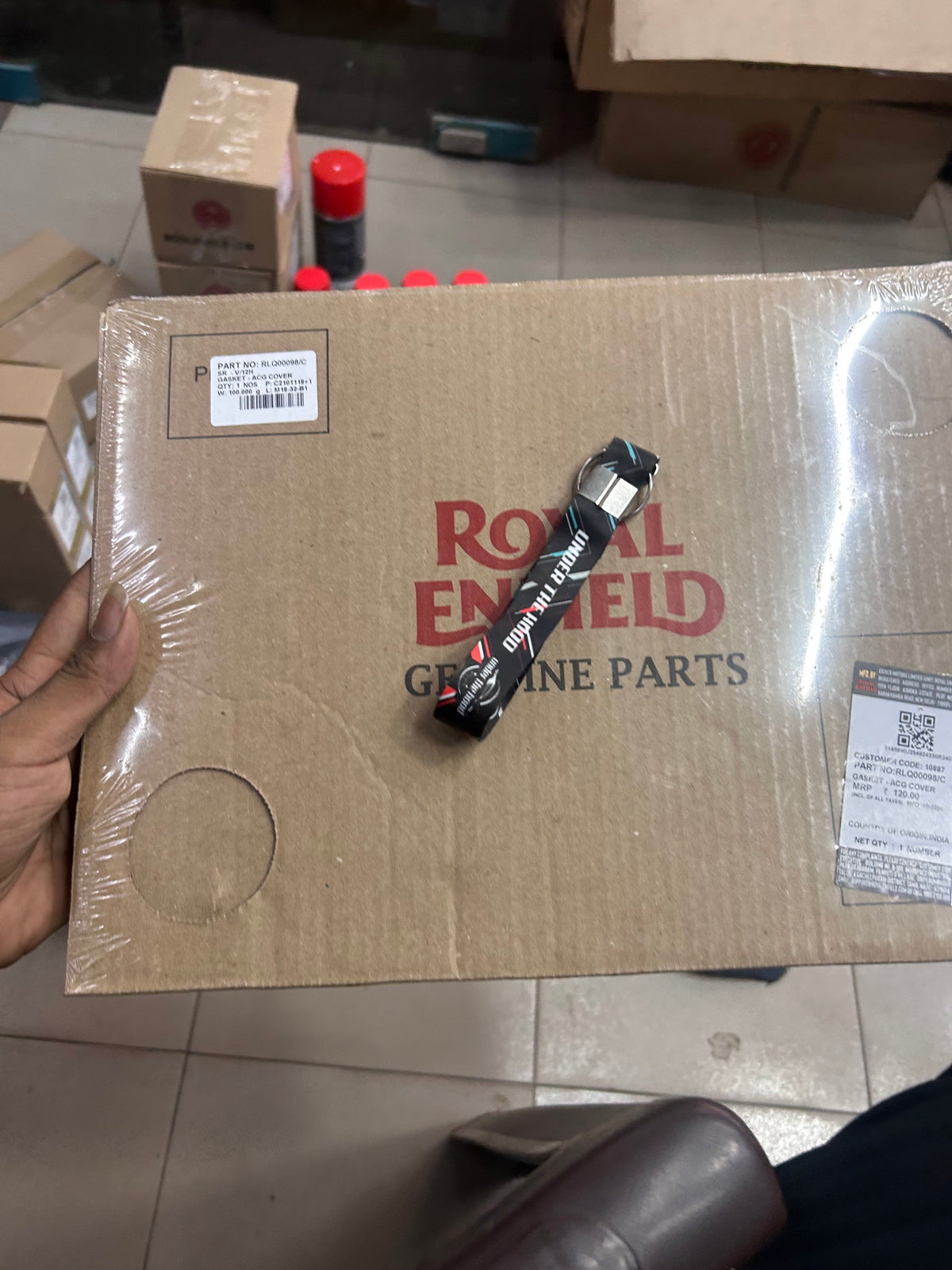 Royal Enfield ACG/Alternator (Stator) Cover Gasket — Himalayan 450 & Guerrilla 450 (Sherpa 450, BS6.2/E5) — RLQ00098/C (Genuine OE)