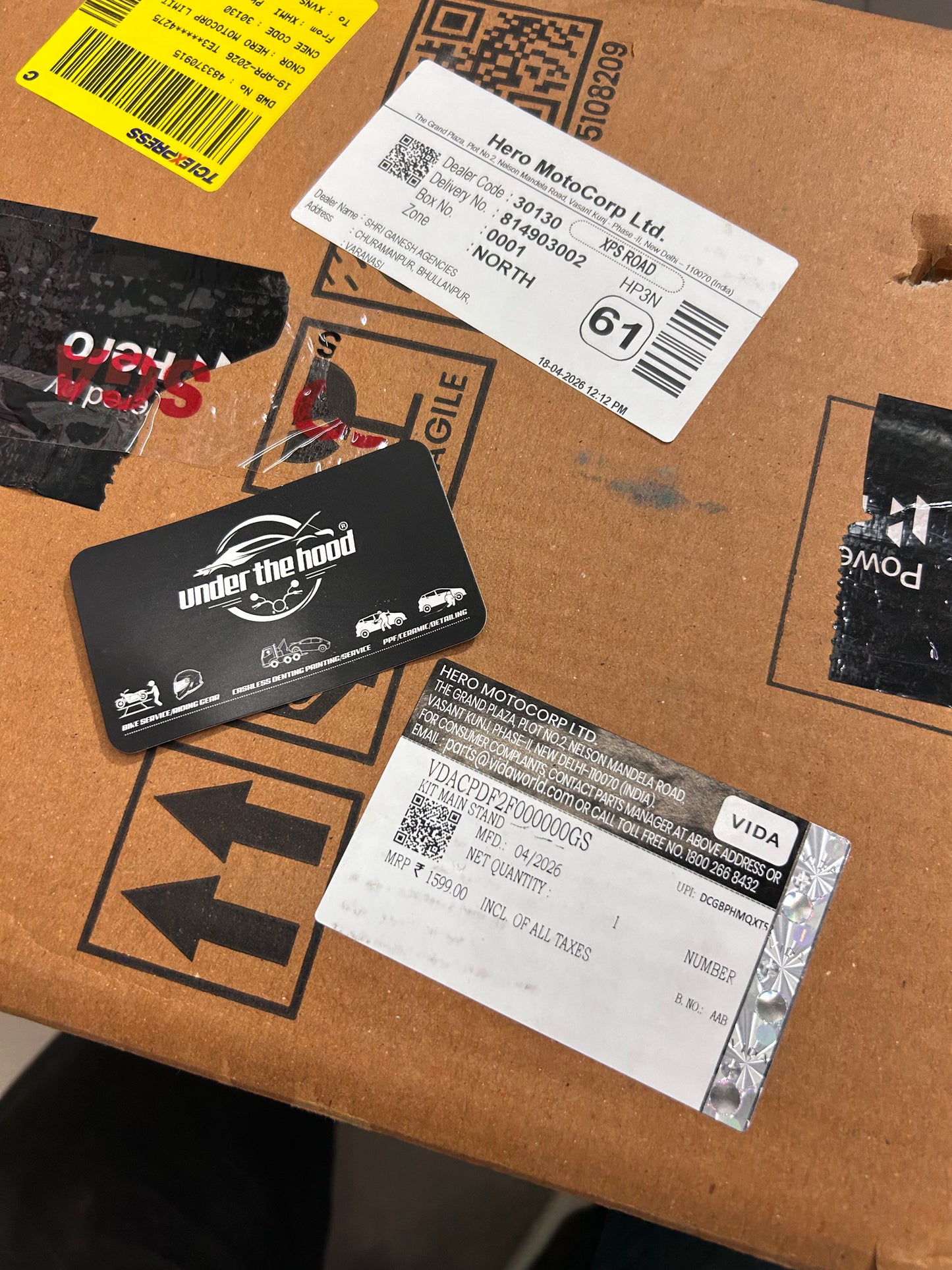 VIDA Genuine Main Stand Kit for VIDA VX2 – VDACPDF2F000000G