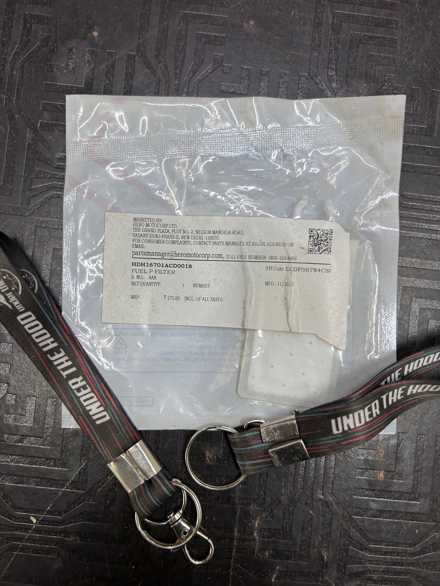 Harley-Davidson X440 / Hero Mavrick 440 Fuel Pump Filter (In-Tank Strainer) – Genuine Hero – HDH16701ACD001S / 16701ACD001S