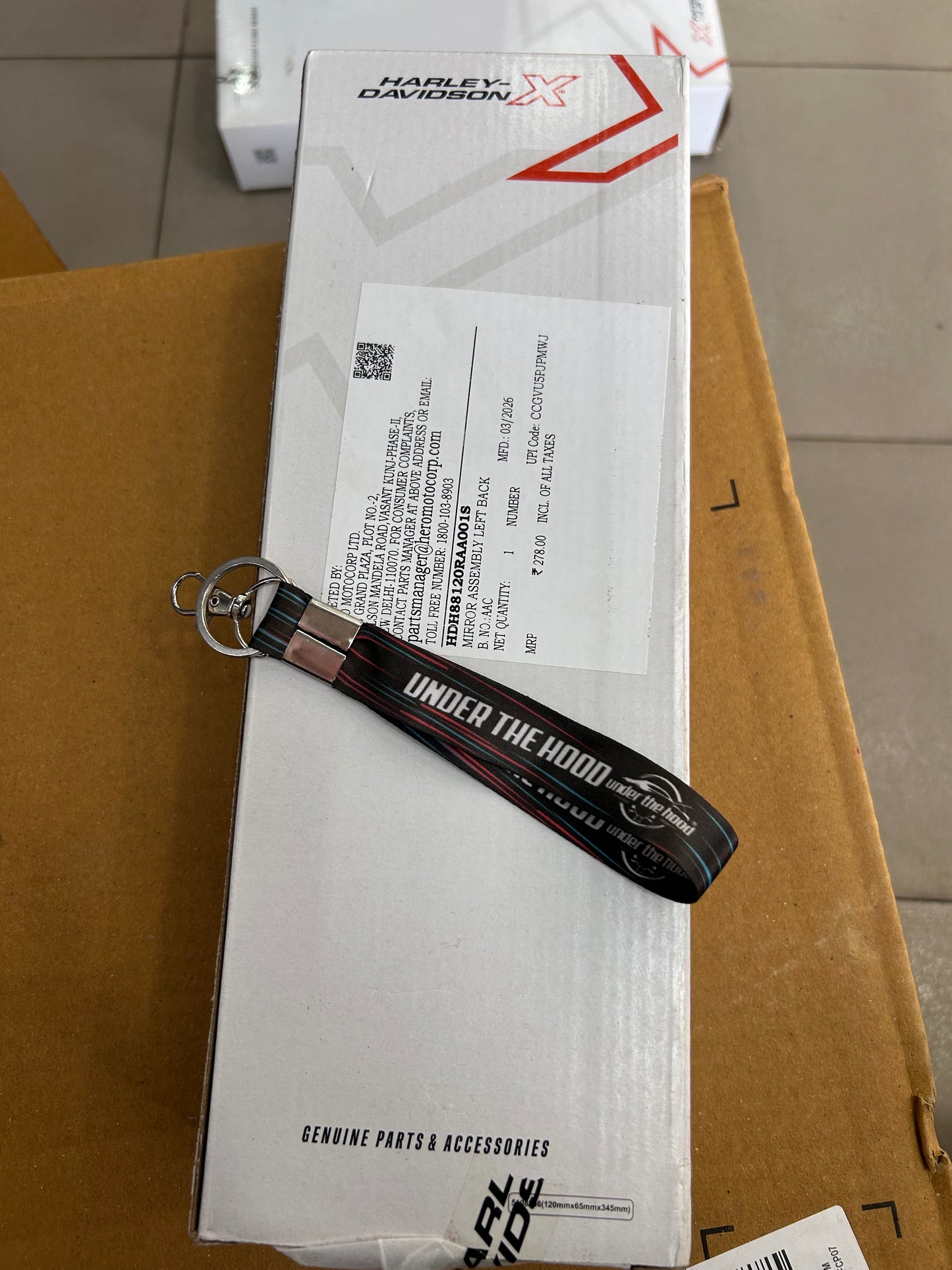 Harley-Davidson X440 Rear View Mirror OEM | Left, Right or Pair | HDH88110RAA001 / HDH88120RAA001