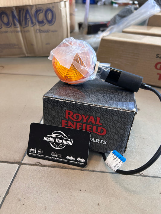 Trafficator Assembly With Bulb (Rear Left / Front Right) for Super Meteor 650 & Shotgun 650 – Genuine Royal Enfield RAN00117/B