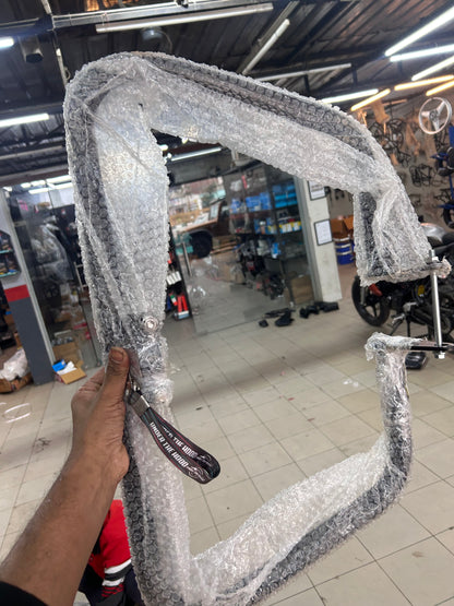 Royal Enfield 1990602 Black Trapezium Engine Guard (32 mm) — OEM Crash Bar for Classic/Bullet/Electra UCE