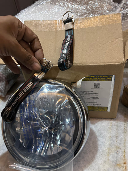 Royal Enfield Meteor 350 Headlamp Assembly with Bulb – Genuine OEM (RAN00041/B)