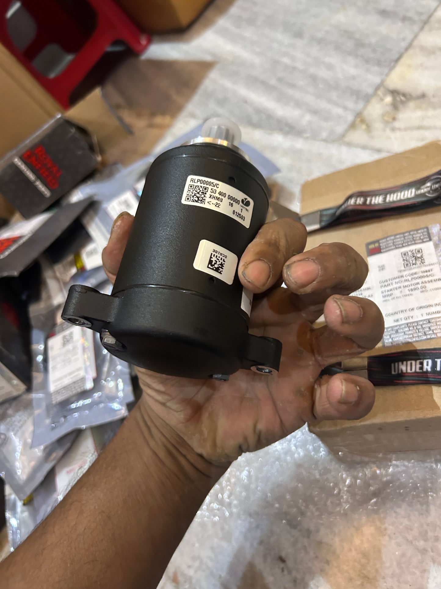 Royal Enfield Starter Motor Assembly – RLP00005/C – Genuine OEM for Classic Reborn 350, Meteor 350, Hunter 350, Bullet 350 (J-Series)