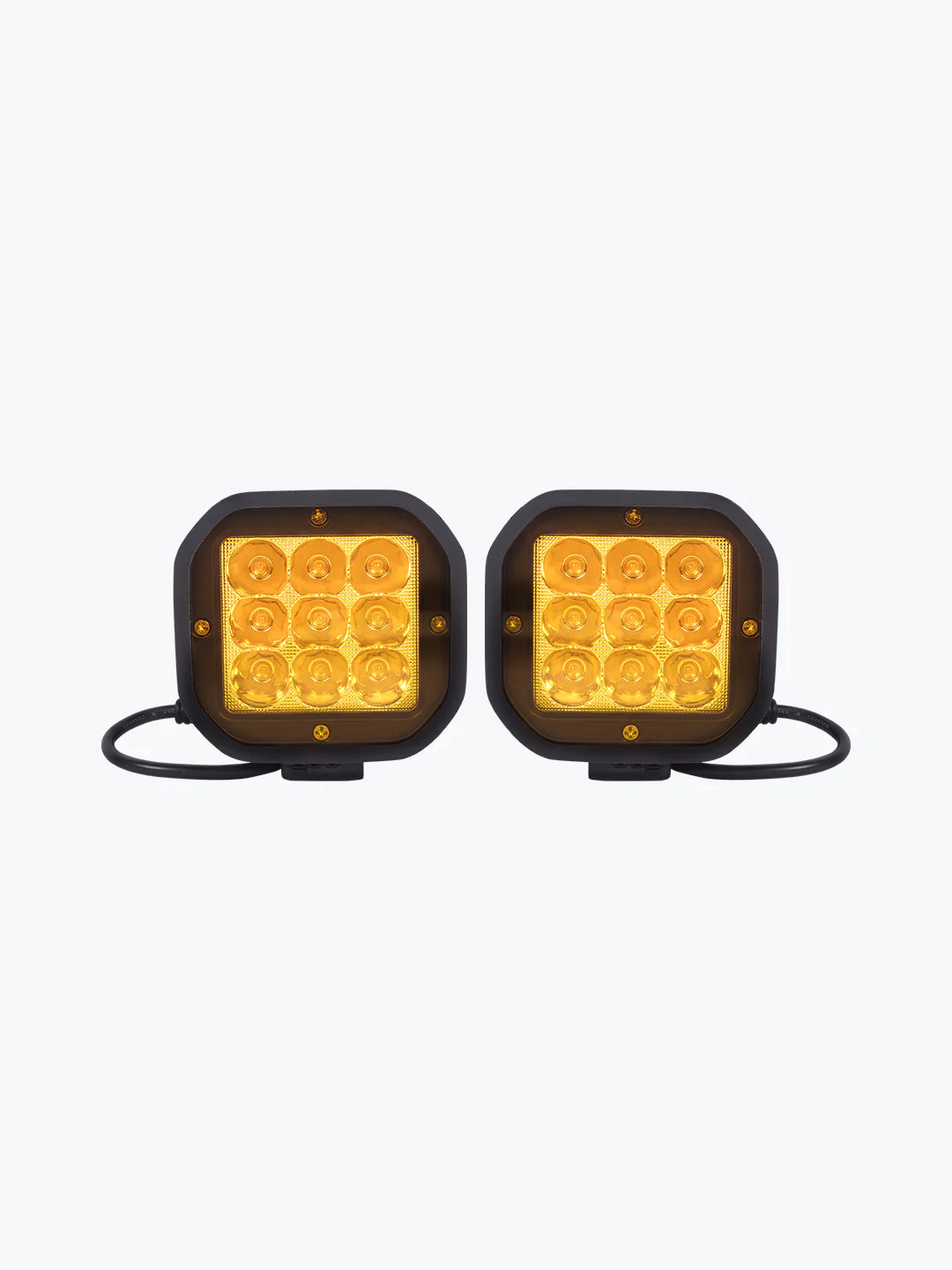 HJG 9 LED Fog Light With Yellow Cap Premium