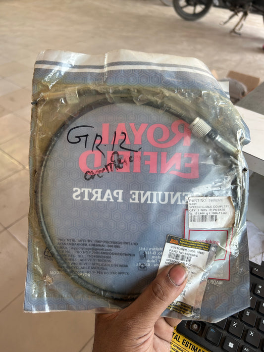 Royal Enfield 590826/C – Genuine Speedometer Cable Complete for Bullet 350/500, Classic 350/500, and Electra Models