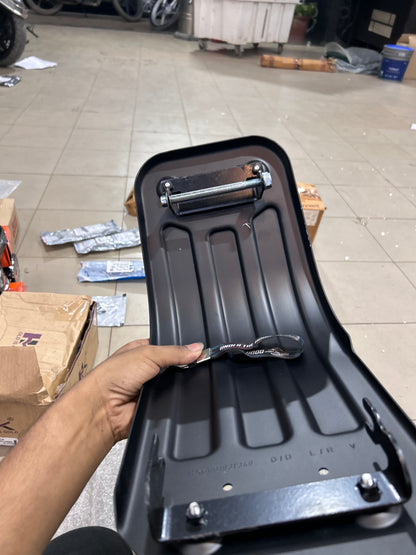 Royal Enfield Hunter 350 Premium Black Sump Guard / Engine Bash Plate – Silman OE-Style Aftermarket