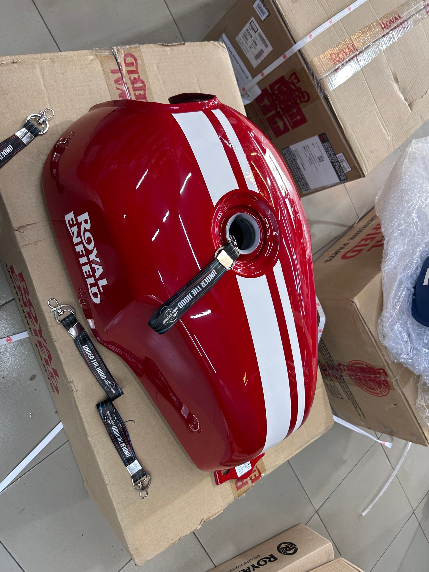 Royal Enfield Continental GT 650 Rocker Red Painted Fuel Tank RAK00780/A