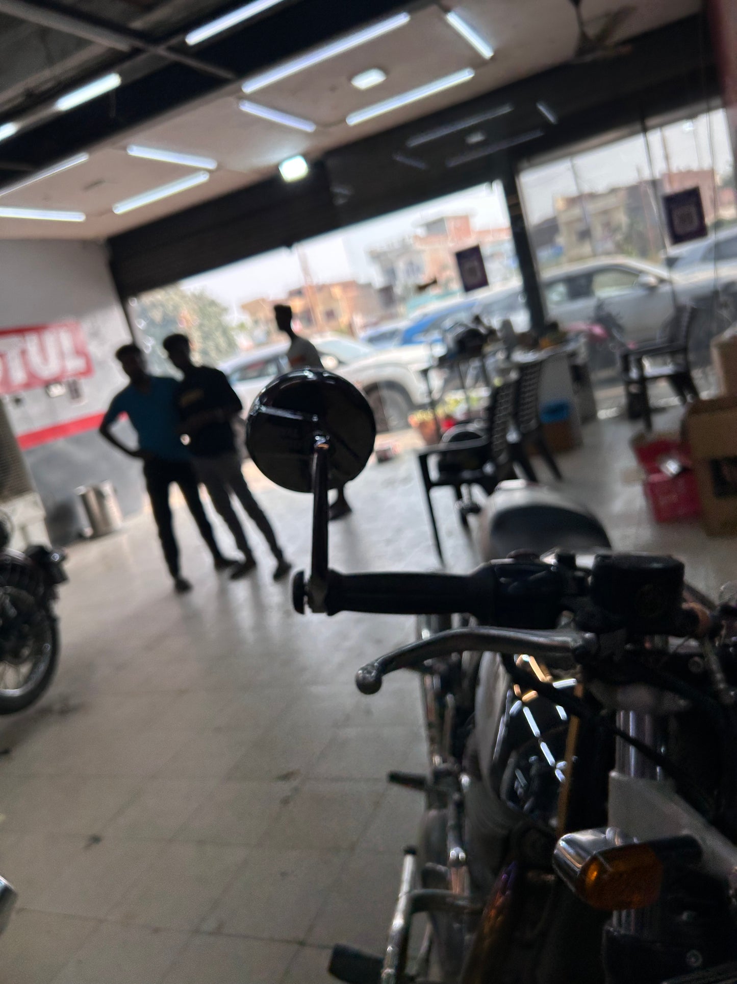 Royal Enfield Replica Bar End Mirror – Universal Fit for Classic, Interceptor, Meteor & More