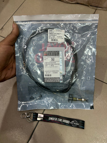 Royal Enfield Throttle Cable Assembly (Single Accelerator Cable) – 521272/A (Repl. 521272/B) – Thunderbird KS (CDI 2004 / TCI 2005) & Thunderbird ES (2005) OEM
