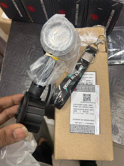 Royal Enfield Front-Right LED Indicator (Black) — All New Classic 350 J-Series (Dark Gunmetal Grey) — RAN01134/A | Genuine OE