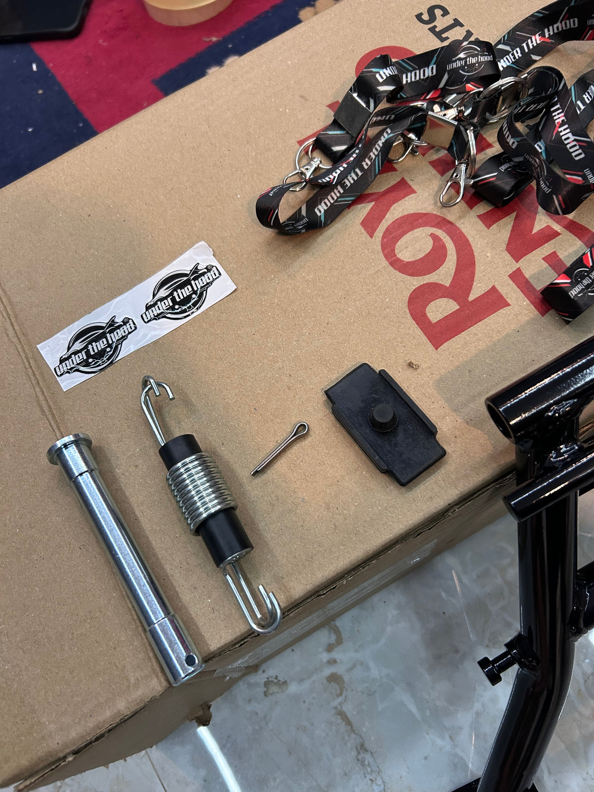 Royal Enfield Interceptor 650/GT-650 Steering Damper Bracket Fit Pegasus (pegasus) I.728020919 Royal Enfield Interceptor 650/GT-650 Steering Damper Bracket Fit Pegasus (pegasus) I.728020919