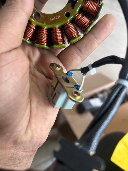 Royal Enfield 572389/A Stator & Pulsar Coil Assembly – Fits Bullet 350 X ES ABS, Classic 350 ABS (BSVI)