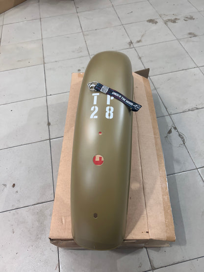 Royal Enfield Classic 350 / 500 UCE Rear Mudguard – Desert Storm Colour with Sticker – 873149 – Genuine OEM